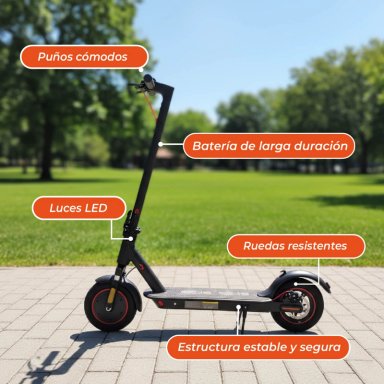 SCOOTER ELECTRICO ANTIPINCHAZO 25 KM. 400W M187 - 6