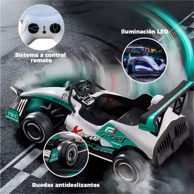 AUTO ELE CTRICO INFANTIL TIPO FORMULA 1 FERRARI - 3