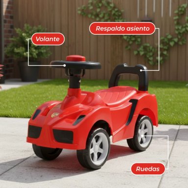 Auto Correpasillos Caminador Primeros Pasos Para Bebe - 6