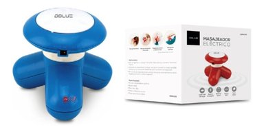 MASAJEADOR DBLUE PORTÁTIL A PILAS O CONEXIÓN USB AZUL PS - 1