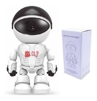 CÁMARA PUNTOSTORE SEGURIDAD DISEÑO ROBOT FULL HD WIFI PS - 3