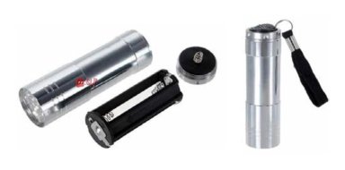 LINTERNA BOLSILLO 9 LED 3W RESISTENTE AL AGUA - PS - 2