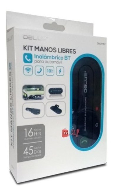 MANOS LIBRES DBLUE BLUETOOTH PORTÁTIL CON PARLANTE PARA AUTO - PS - 3
