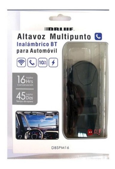 MANOS LIBRES DBLUE BLUETOOTH MULTIPUNTO PARLANTE PARA AUTO - PS - 3