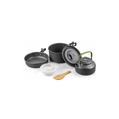 KIT DE COCINA PUNTOSTORE ALUMINIO CAMPING PARA 5 PERSONAS PS - 1