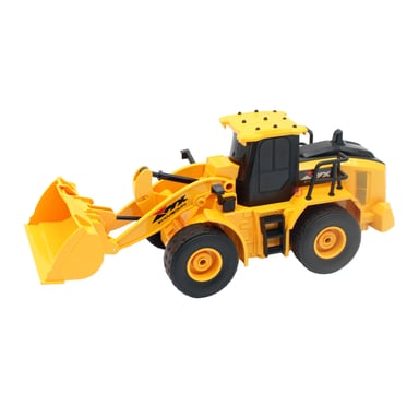 EXCAVADORA JUGUETE PUNTOSTORE AMARILLO RC LUZ Y SONIDO RECARGABLE ESCALA 1:24 - PS - 3