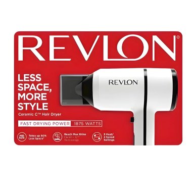 SECADOR PELO REVLON COMPACTO 1875W ANTI FRIZZ CERAMICA - PS - 1