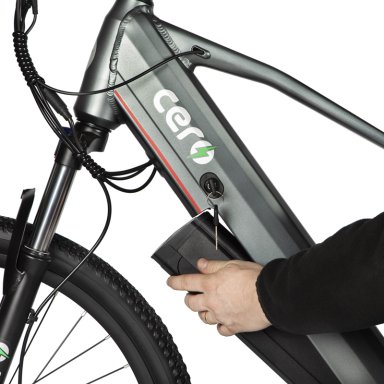 BICICLETA ELÉCTRICA CERO M8L GRIS - 4