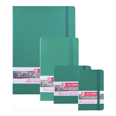 LIBRETA ART CREATION VERDE BOSQUE 21X30CM 140GR 80HJAS. - 3