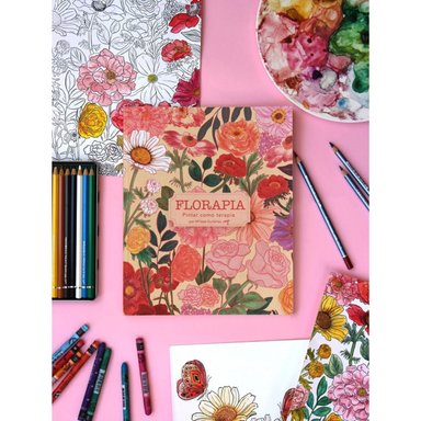 LIBRO PARA COLOREAR FLORAPIA MARIA JOSE  GUTIE RREZ - 2