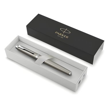 PLUMA PARKER IM ESSENTIAL ACERO INOXIDABLE TINTA AZUL - 3