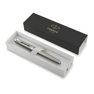 ROLLER PARKER IM ESSENTIAL ACERO INOXIDABLE TINTA NEGRA - 3