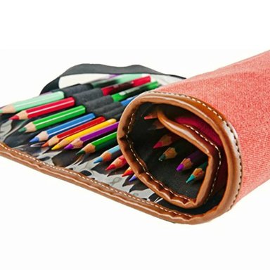 ESTUCHE ENROLLABLE SPEEDBALL PARA 36 LAPICES ROSA - 4
