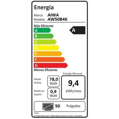 SMART TV AIWA LED 4K 50" - 3