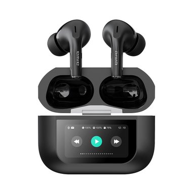 AUDÍFONOS AIWA IN EAR PANTALLA TÁCTIL BLUETOOTH AW-TWSGPRO NEGRO - 1