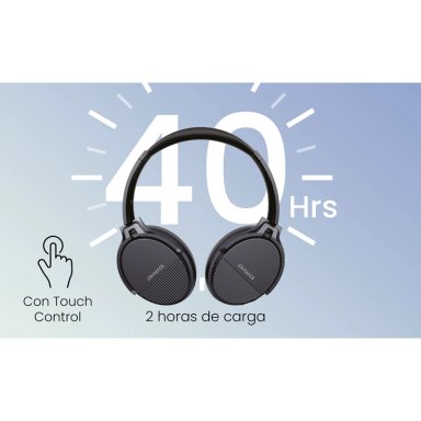 AUDÍFONOS BLUETOOTH AIWA TÁCTIL NOISE CANCELLING AW-ANC2040 - 6