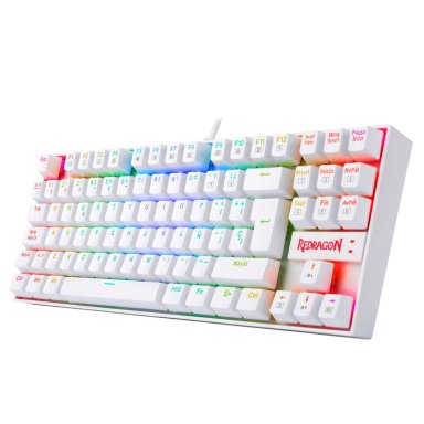 TECLADO MECÁNICO REDRAGON K552W-RGB-SP SWITCH RED - BLANCO - 2