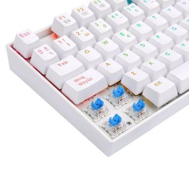 TECLADO MECÁNICO REDRAGON K552W-RGB-SP SWITCH RED - BLANCO - 6