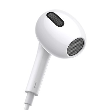 AUDÍFONOS BASEUS IN EAR NGCR010002 ENCOK C17 BLANCO CABLE CONECTOR TIPO C - 3
