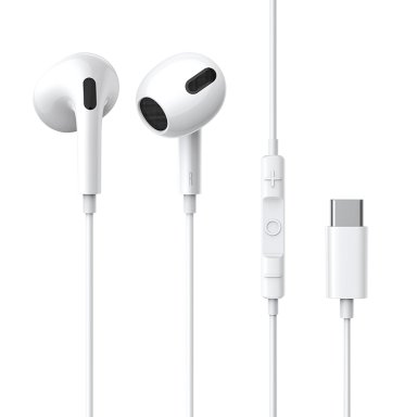 AUDÍFONOS BASEUS IN EAR NGCR010002 ENCOK C17 BLANCO CABLE CONECTOR TIPO C - 4