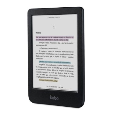 LECTOR E READER KOBO CLARA COLOUR HD 6' - 16GB - NEGRO - 2