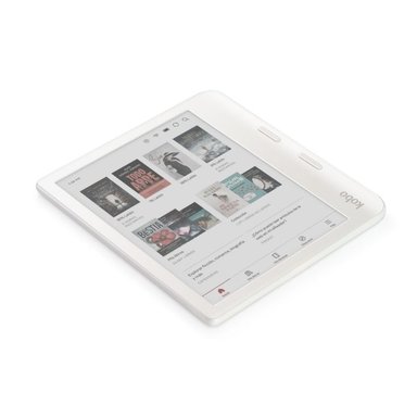 LECTOR E READER KOBO LIBRA COLOUR BLANCO CON FUNDA SLEEPCOVER AMARILLO - 5