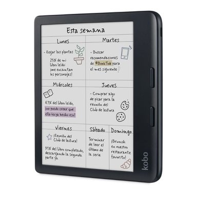 LECTOR E READER KOBO LIBRA COLOUR HD 7' 32GB NEGRO CON LÁPIZ STYLUS 2 BLANCO - 2