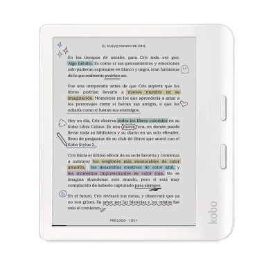 E-READER KOBO N428-KU-WH-K-CK 7' 32 GB LECTOR E READER LIBRA COLOUR HD EN COLOR BLANCO - 1