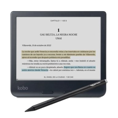 LECTOR E READER KOBO LIBRA COLOUR NEGRO CON LAPIZ STYLUS 2 NEGRO - 2