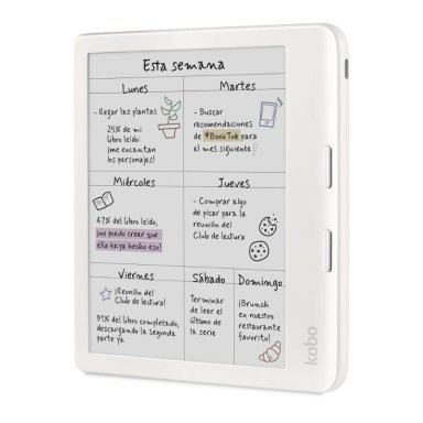 LECTOR E READER KOBO LIBRA COLOUR BLANCO CON LAPIZ STYLUS 2 NEGRO - 3