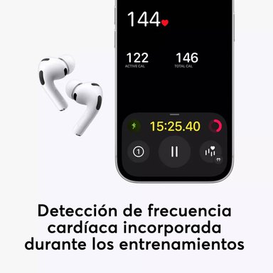 AUDIFONOS INALAMBRICOS APPLE AIRPODS PRO 3 CON CANCELACION ACTIVA DE RUIDO BLANCO - 4