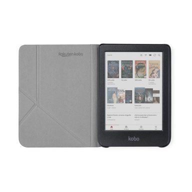 LECTOR E READER KOBO CLARA COLOUR NEGRO CON FUNDA SLEEPCOVER NEGRO - 3