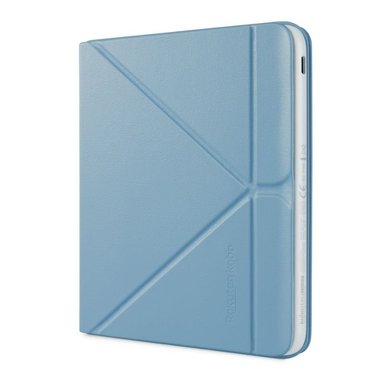 LECTOR E READER KOBO LIBRA COLOUR NEGRO CON FUNDA PREMIUM SLEEPCOVER AZUL - 7