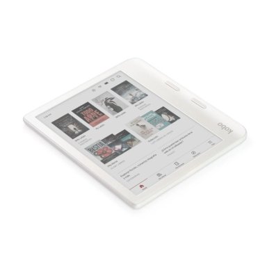 LECTOR E READER KOBO LIBRA COLOUR BLANCO CON FUNDA NOTEBOOK AZUL - 4