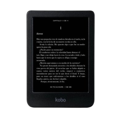 LECTOR E READER KOBO CLARA BW NEGRO CON FUNDA CLEAR CASE TRANSPARENTE - 5