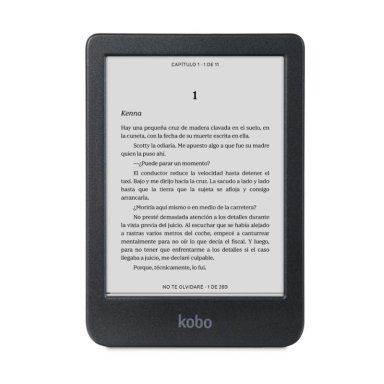 LECTOR E READER KOBO CLARA BW NEGRO CON FUNDA CLEAR CASE TRANSPARENTE - 6
