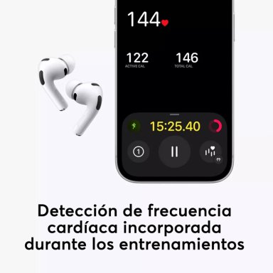 AUDIFONOS INALAMBRICOS APPLE AIRPODS PRO 3 CON CANCELACION ACTIVA DE RUIDO BLANCO - 4