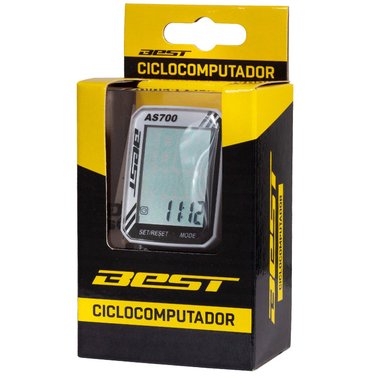 CICLOCOMPUTADOR BEST AS-7000-3L CON CABLE 11 FUNCIONES - 1