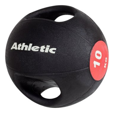BALON MEDICINAL ATHLETIC 10KG DOBLE AGARRE - 1