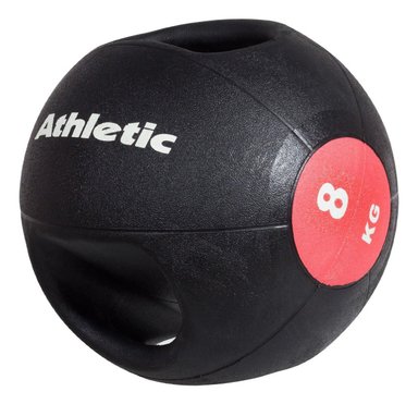 BALON MEDICINAL ATHLETIC 8KG DOBLE AGARRE - 1