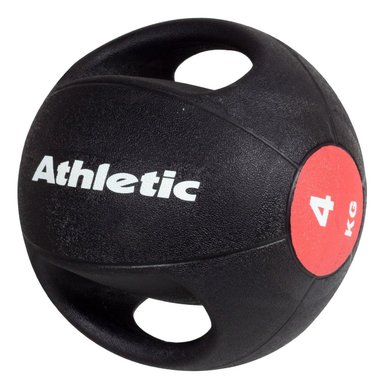 BALON MEDICINAL ATHLETIC 4KG DOBLE AGARRE - 1
