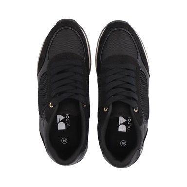 ZAPATILLAS MUJER DETOGNI NEGRO BIANCA - 3