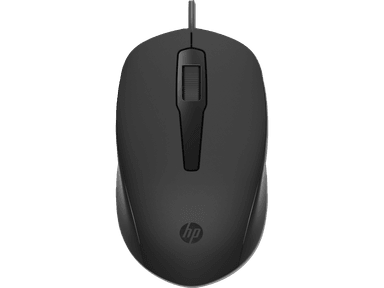 MOUSE HP 150 ALÁMBRICO, NEGRO - 1