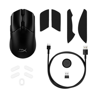 MOUSE INALÁMBRICO HP GAMING HYPERX PULSEFIRE HASTE 2 NEGRO - 9