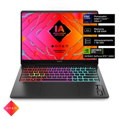 NOTEBOOK HP OMEN 14-FB0001LA INTEL ULTRA 7 16GB RAM 1TB NVIDIA RTX4060 14" - 3
