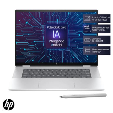 NOTEBOOK HP X360 16-AC0000LA INTEL CORE ULTRA 7 32GB RAM 1TB SSD - 2