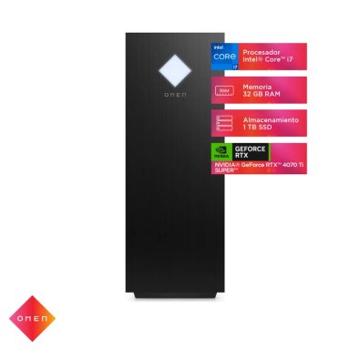 DESKTOP HP GT15-2002LA 1TB GAMER OMEN I7 32GB RAM SSD RTX4070 TI - 3