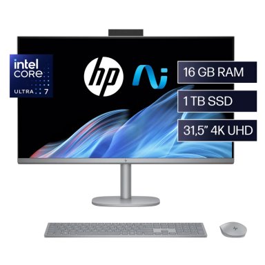 DESKTOP HP OMNISTUDIO X PC 32-C0001LA, INTEL CORE ULTRA 7, 16 GB, 1 TB SSD, 31.5, 4K - 1