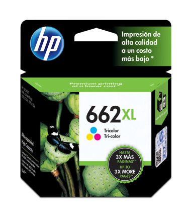 CARTUCHO DE TINTA HP 662XL TRICOLOR ORIGINAL - 1