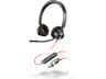 AURICULARES ESTE REO USB-C POLY BLACKWIRE 3320 + ADAPTADOR USB-C/A, EN COLOR NEGRO - 2